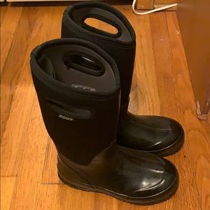 Black Classic High Bogs Rain boots